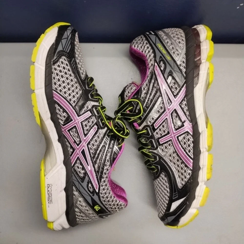 Asics GT 2000 Running Shoes Womens Size 6EE Multicolor‎ Synthetic Lace Up T3Q5N